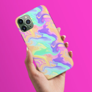 Tie Dye Swirl Pastel Groovy iPhone 11 Hoesje