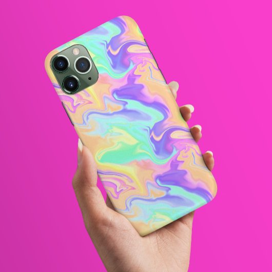 Tie Dye Swirl Pastel Groovy Case-Mate iPhone Case