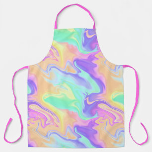 Tie Dye Swirl Pastel Groovy Schort