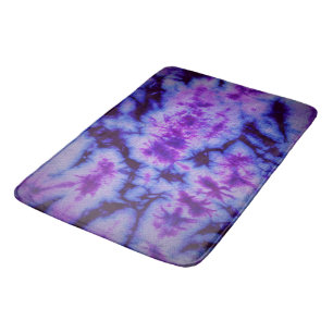 Tie Dye tinten van Paarse & Blauw Badmat