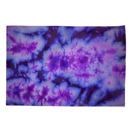 Tie Dye tinten van Paarse & Blauw Kussensloop (Achterkant)