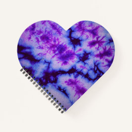 Tie Dye tinten van Paarse & Blauw Notitieboek