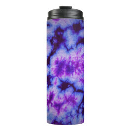 Tie Dye tinten van Paarse & Blauw Thermosbeker