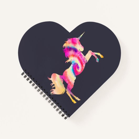 Tie Dye Unicorn Carnet (Devant)