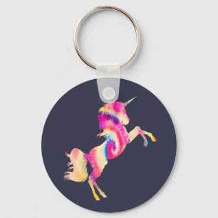 Tie Dye Unicorn Sleutelhanger