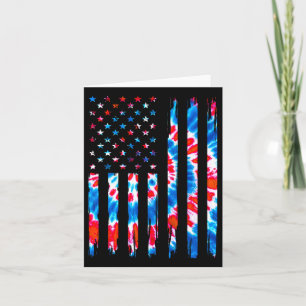 Tie Dye USA Vlag Mannen Vrouwen Kinder Amerikaanse Kaart