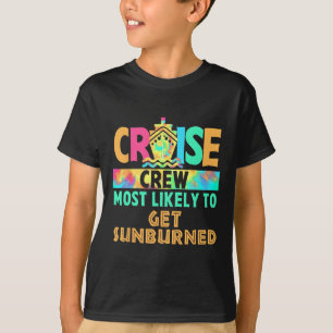 Tie Dye Vakantie Cruise Bemanning Meest Waarschijn T-shirt