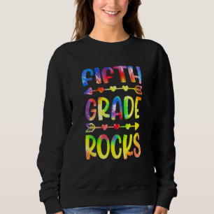 Tie Dye vijfde klas rotsen 5e klas terug naar scho Trui