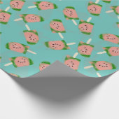 Tie Dye Watermelon Ice Cream Pop Cadeaupapier (Hoek)