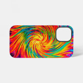 TIE DYE WIND ABSTRACT iPhone HOESJE (Achterkant horizontaal)