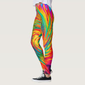TIE DYE WIND ABSTRACT LEGGINGS (Links)