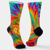 TIE DYE WIND ABSTRACT SOKKEN (Gebogen)
