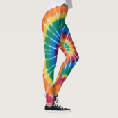 Tie-dyed, vibrant colored, leggings (Rechts)