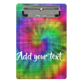 Tie kleurstof gepatterd mini klembord (Voorkant)