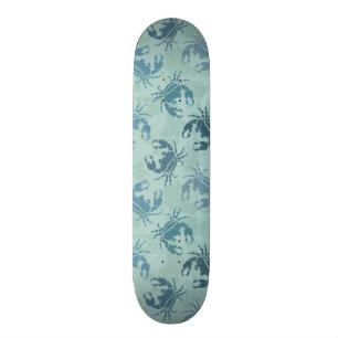 Tie-kleurstofpatroon van krabben skateboard