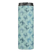 Tie-kleurstofpatroon van krabben thermosbeker (Achterkant)