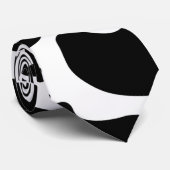 Tie met Holstein Koeienpatroon Stropdas (Opgerold)