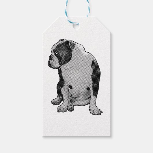 Tie‑On Seated Spark Cadeaulabel (Voorkant)