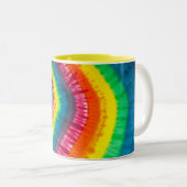 Tie Tee Motif à deux tons café Mug (Devant droit)