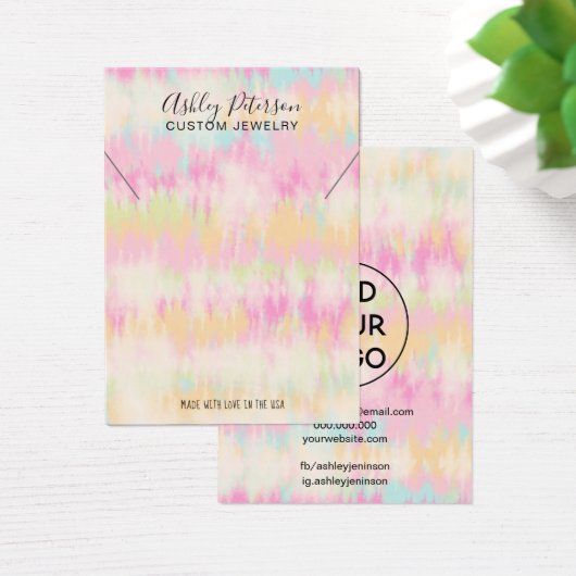 Tie teinture unicorn arc-en-ciel bijoux encolure (Bureau)