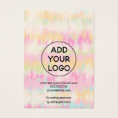 Tie teinture unicorn arc-en-ciel bijoux encolure (Dos)