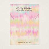 Tie teinture unicorn arc-en-ciel bijoux encolure (Devant)