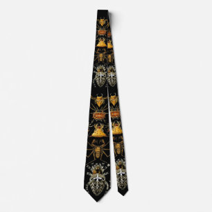 Tie Vintage Kunstenaar Ernst Haeckel Spinnen Stropdas