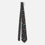 Tied cravate à motif moustache (Dos)