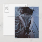 Tied up ● Tattoog foto-Briefkaart B&W Briefkaart (Voorkant / Achterkant)