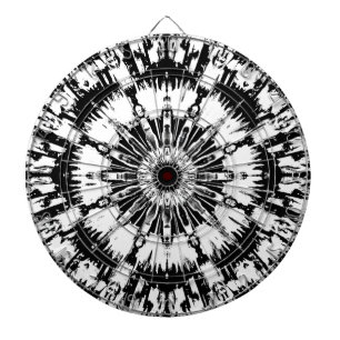 tiedye dartbord