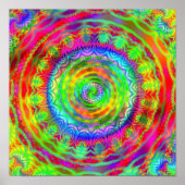 Tiedye doelwit poster (Voorkant)