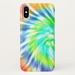 Tiedye-ontwerp iPhone-hoes iPhone X Hoesje