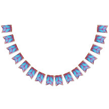 Tiedye party goot banner Vredesbord