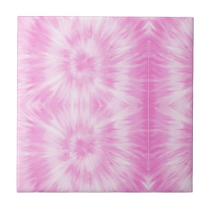 Tiedye Pink Spiral Hippie Tie Dye Tegeltje