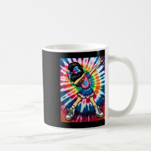 Tiedye Schattig Dabbing Cheerleader Dans Cheerlead Koffiemok