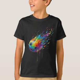 Tiedye verfspatten voetbal voetballer fans Ent T-shirt