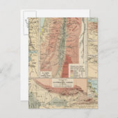 Tieflander Atlas Map Briefkaart (Voorkant / Achterkant)