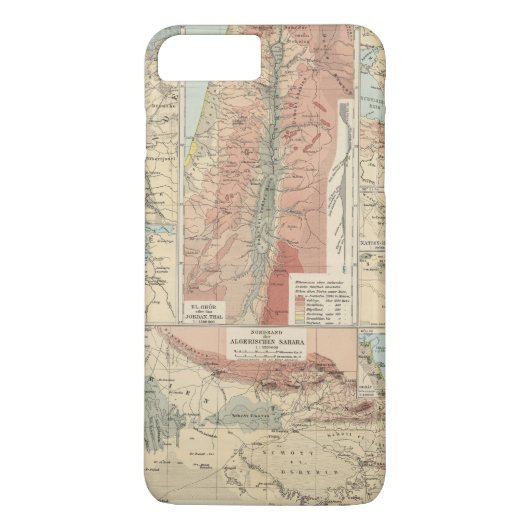 Tieflander Atlas Map Case-Mate iPhone Case (Achterkant)