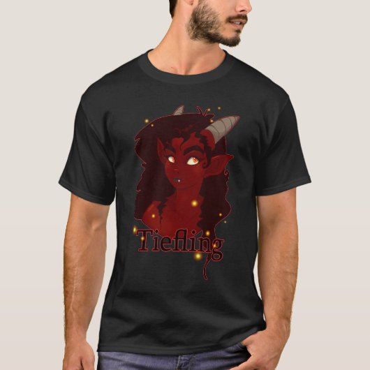 Tiefling T-shirt (Voorkant)