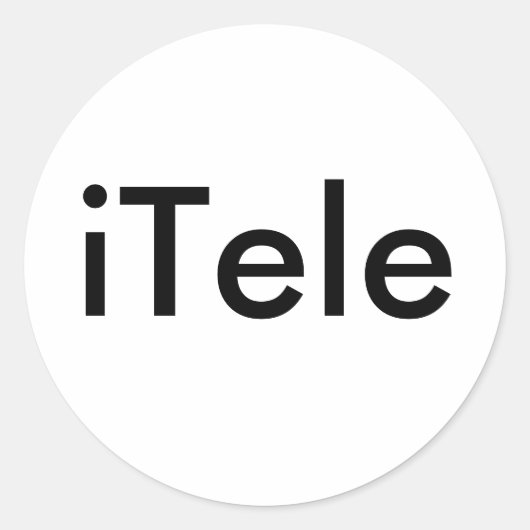 Tiele Ronde Sticker (Voorkant)