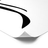 Tieme name in Arabic calligraphy, تيم Poster (Hoek)