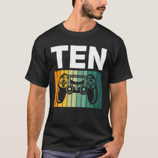 Tien 10e verjaardag 10 jaar t-shirt