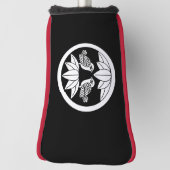 Tien bamboebladeren en pijlstaarten golfheadcover (Draai 90)