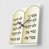 Tien basislijnklok vierkante klok (Hoek)