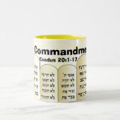 Tien commando-mok tweekleurige koffiemok (Center)