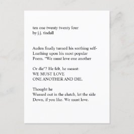 tien een vierentwintig Briefkaart