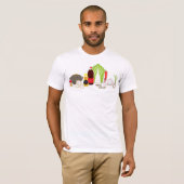 Tien essentiële ingrediënten in Koreaans voedsel ( T-shirt (Voorkant volledig)