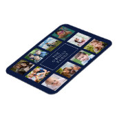 Tien Familie Foto Collage Custom Magnet Magneet (Linkerzijde)