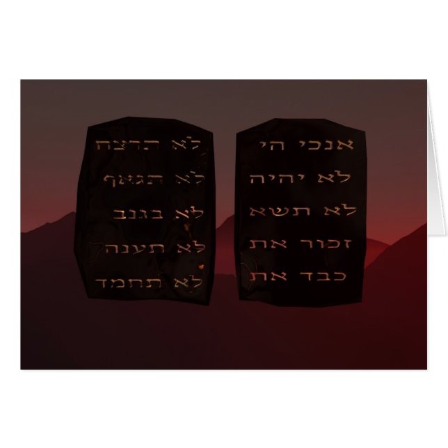 Tien geboden (Voorkant Horizontaal)