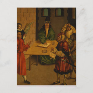 Tien geboden, 1516 briefkaart